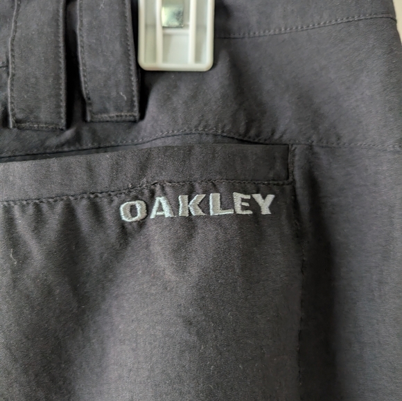 Oakley Men's Flat Front Black Dress Pants W34 L32 - Picture 6 of 6